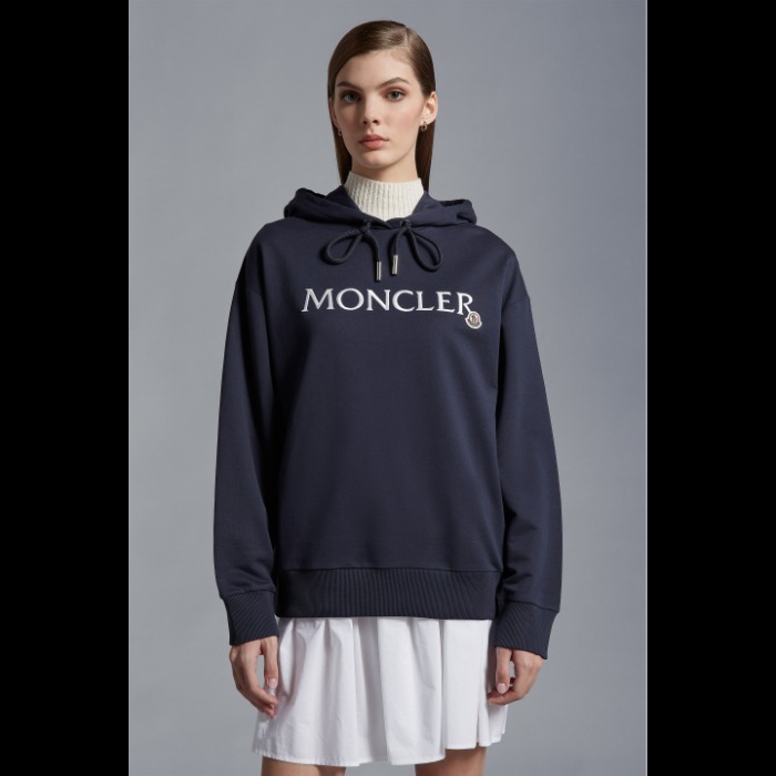 MONCLER  |Embroidered Logo Hoodie