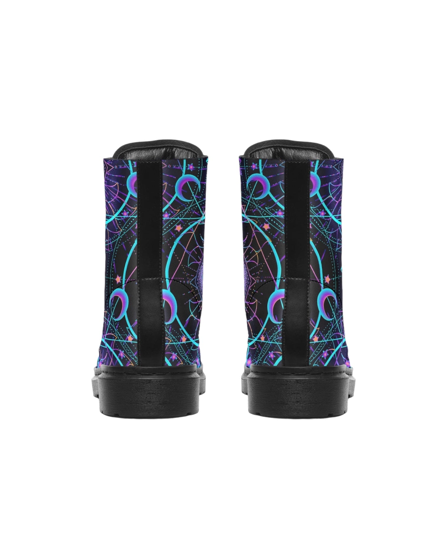 Mushroom Astrology Combat Festival Boots