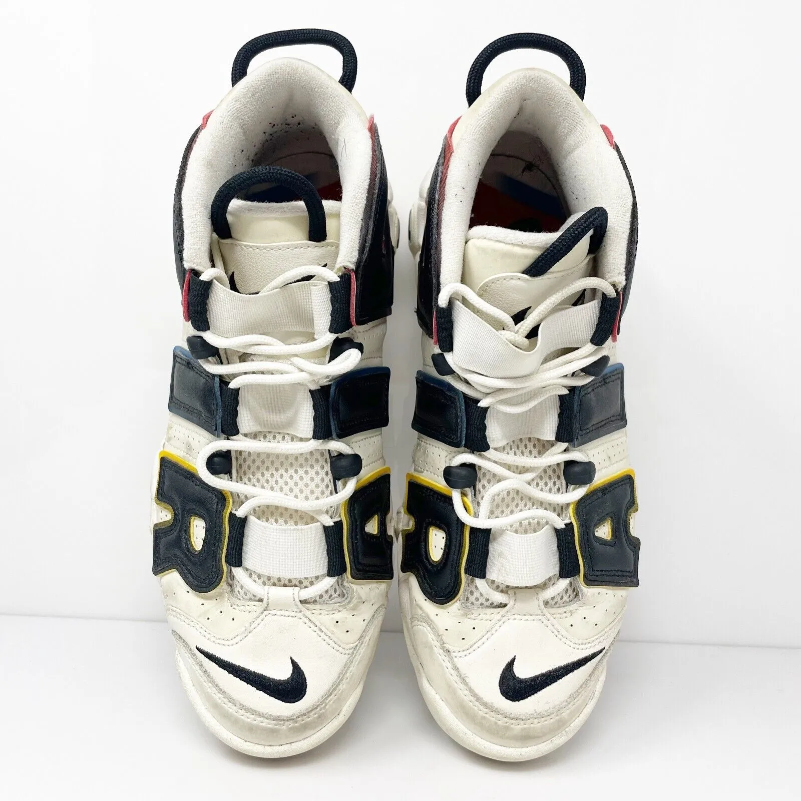 Nike Mens Air More Uptempo 96 DM1297-100 White Basketball Shoes Sneakers Sz 7.5