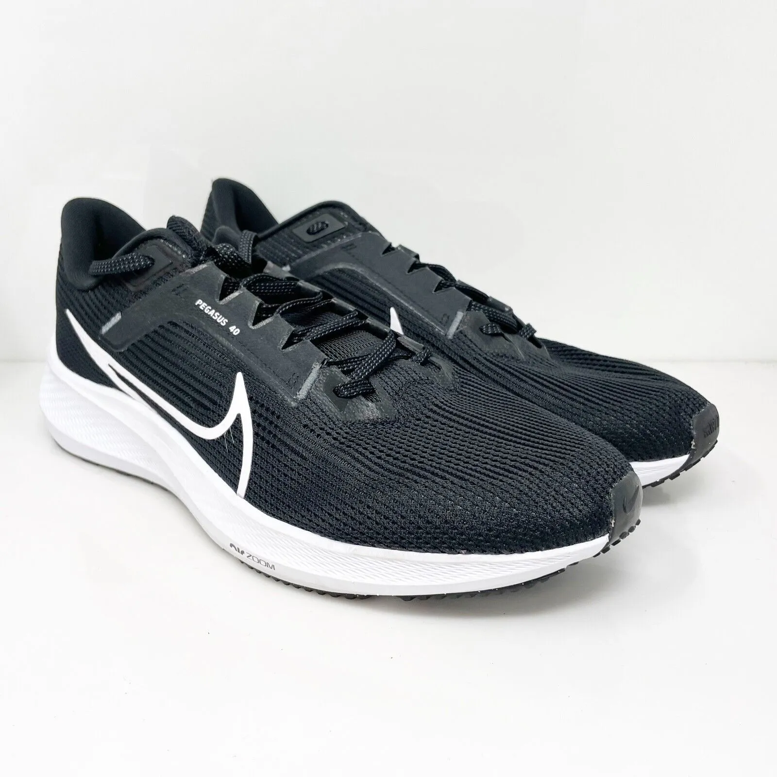 Nike Mens Air Zoom Pegasus 40 DV3853-001 Black Running Shoes Sneakers Size 12