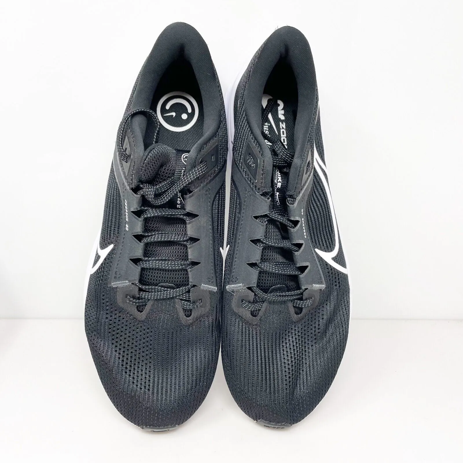 Nike Mens Air Zoom Pegasus 40 DV3853-001 Black Running Shoes Sneakers Size 12