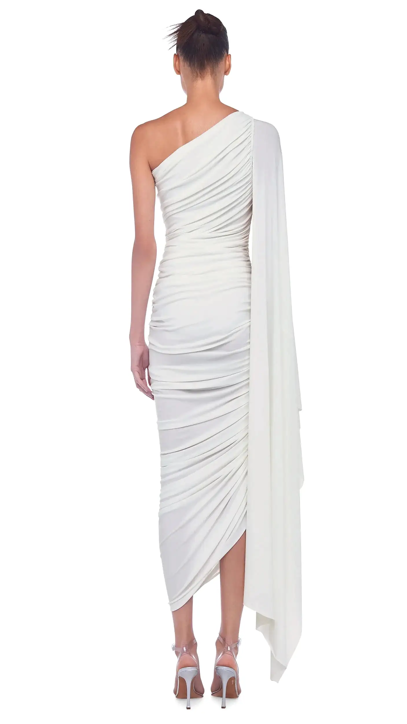 Norma Kamali - Diana Gown W/ Sleeve - Snow White