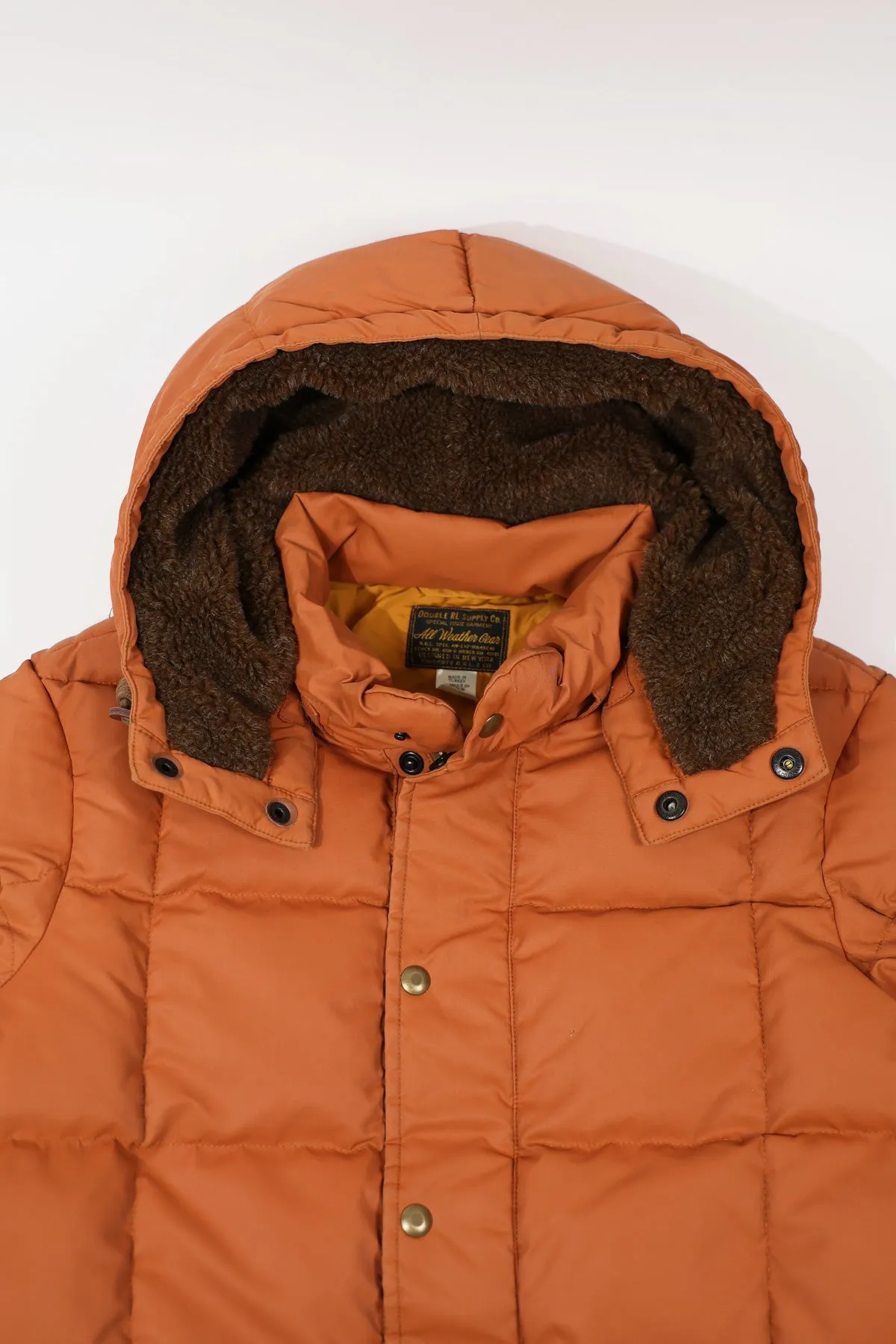 Nylon Sherpa Parka - Orange