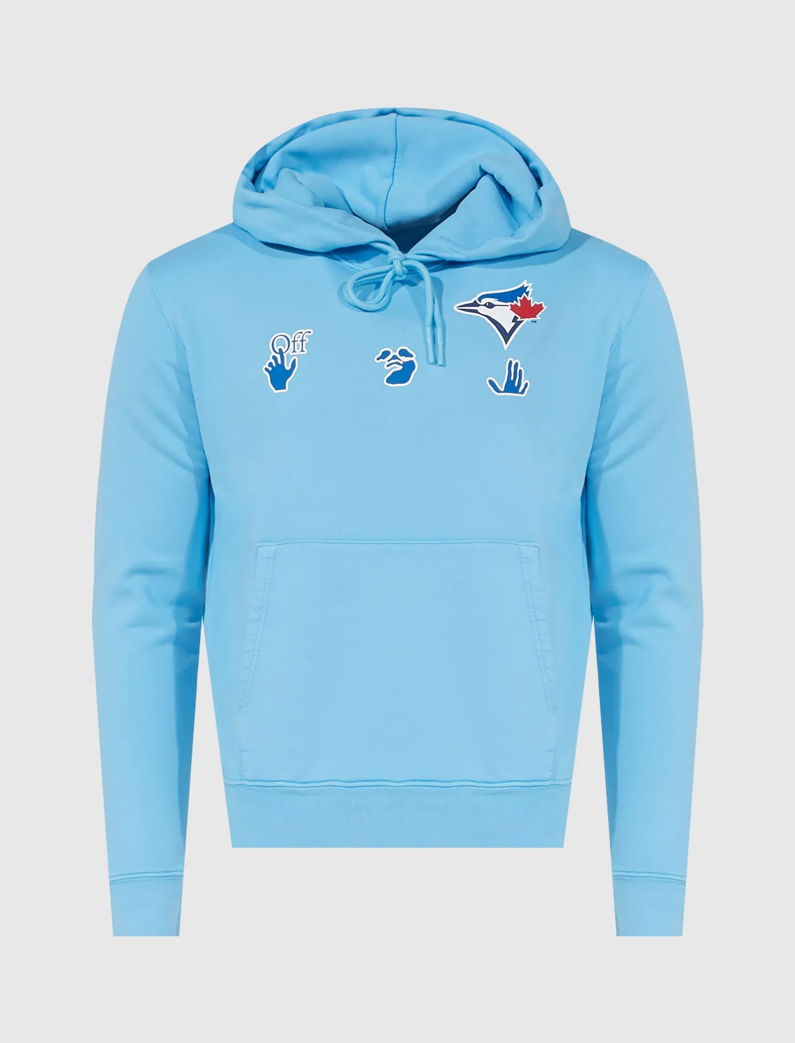 OFF-WHITE MLB TORONTO BLUEJAYS HOODIE   BLUE