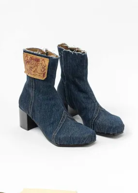 Officina Rizzoli Denim Boots