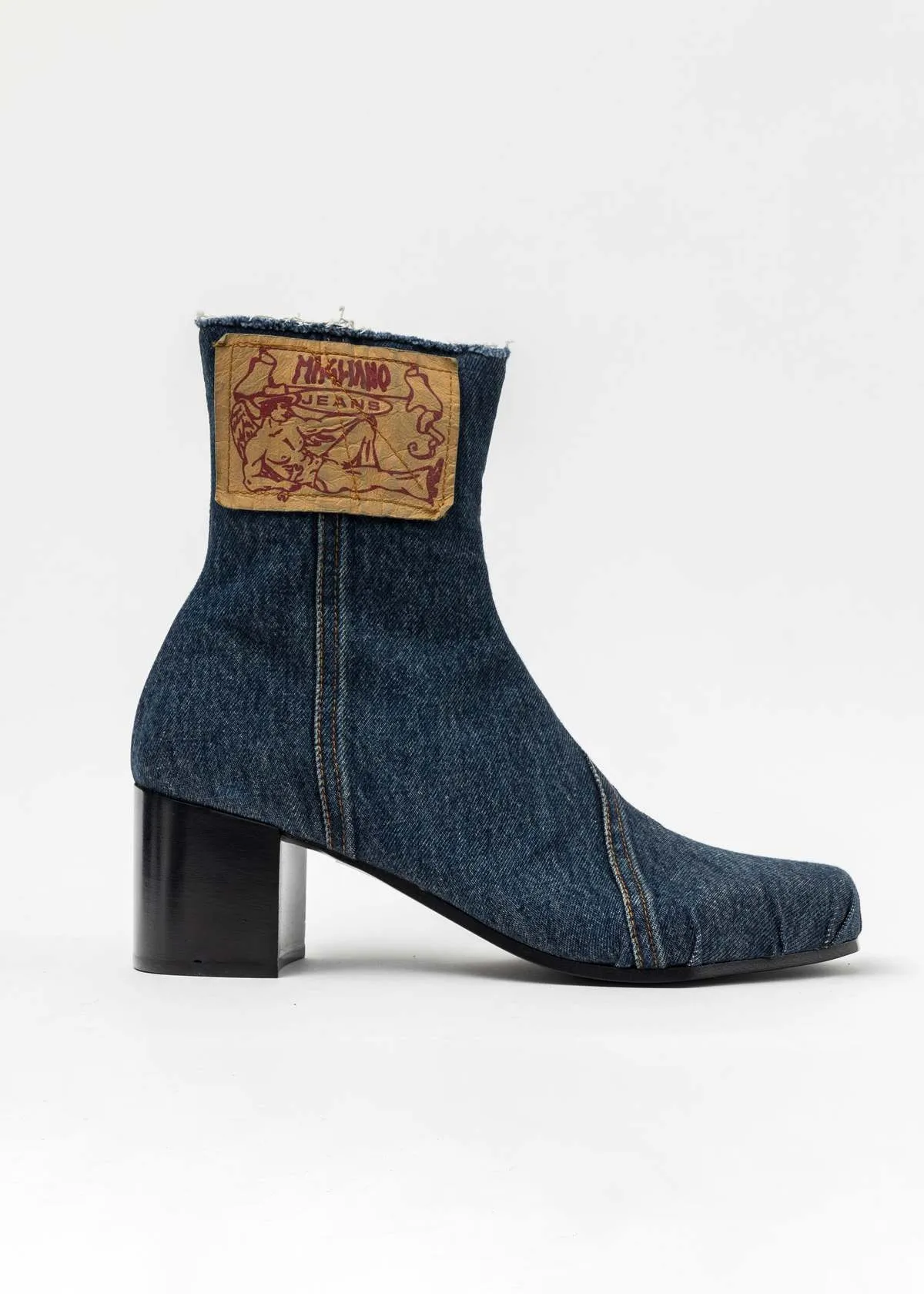 Officina Rizzoli Denim Boots