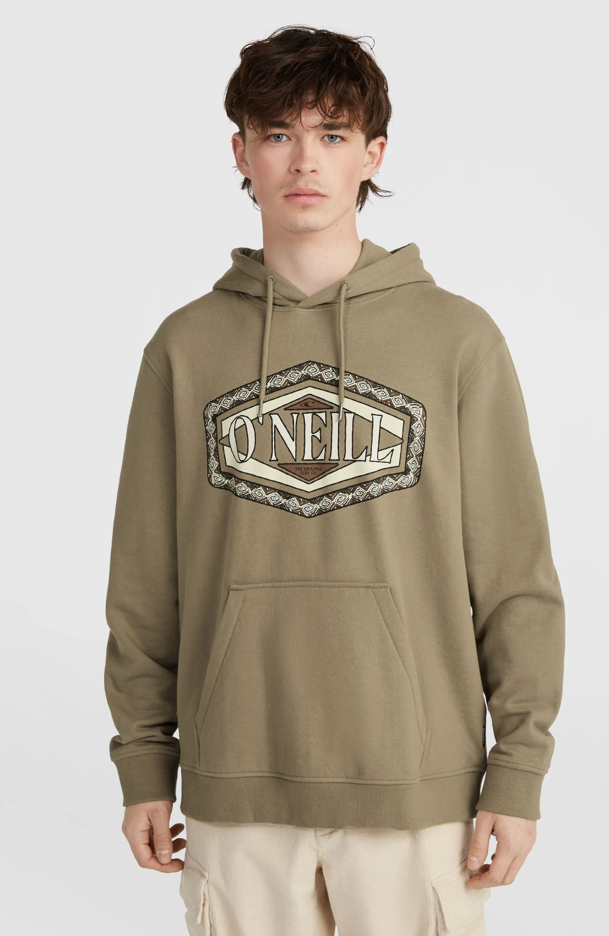 O'Neill Front Print Hoodie | Concrete