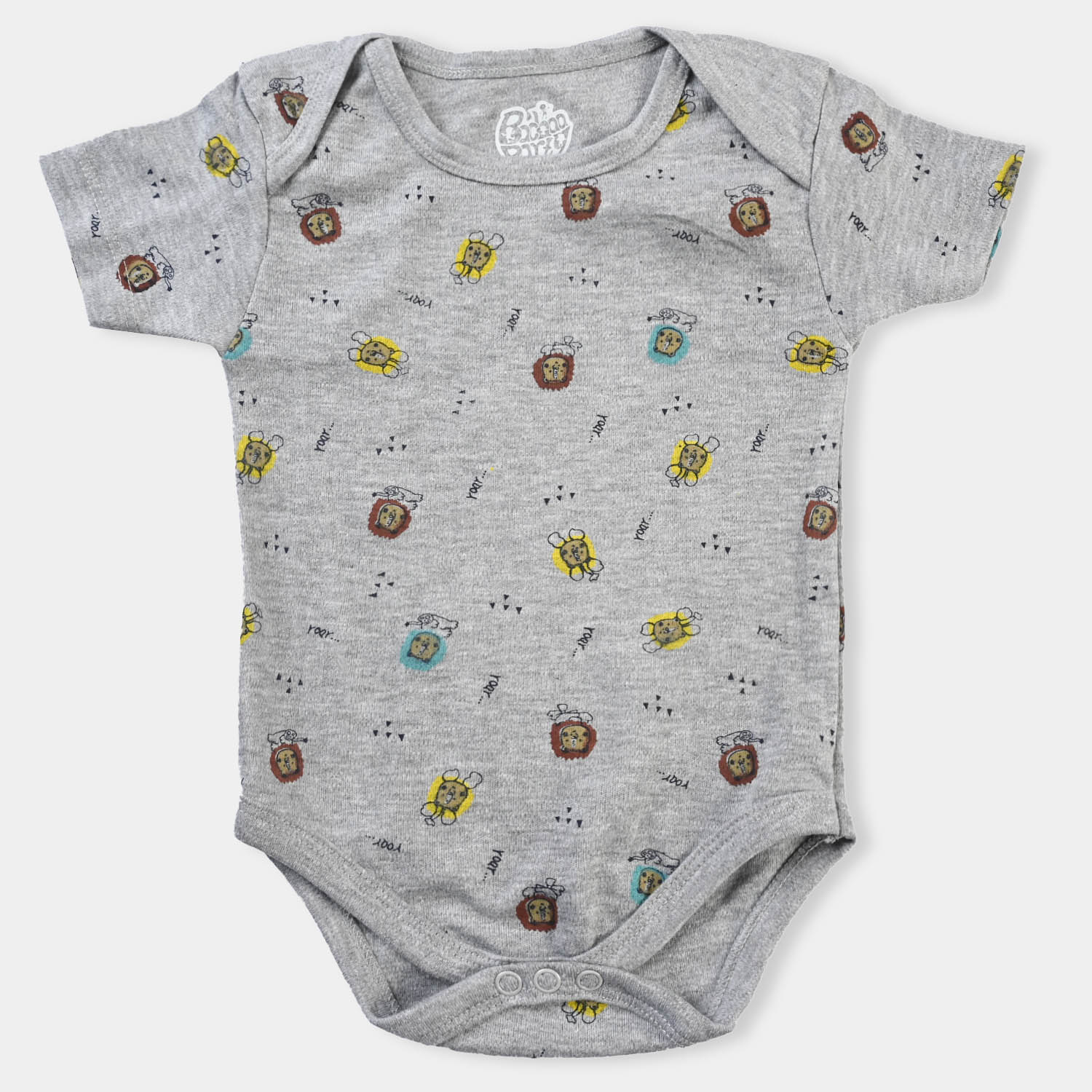 Pack of 3 Baby Unisex Body Suit Lion-Mix