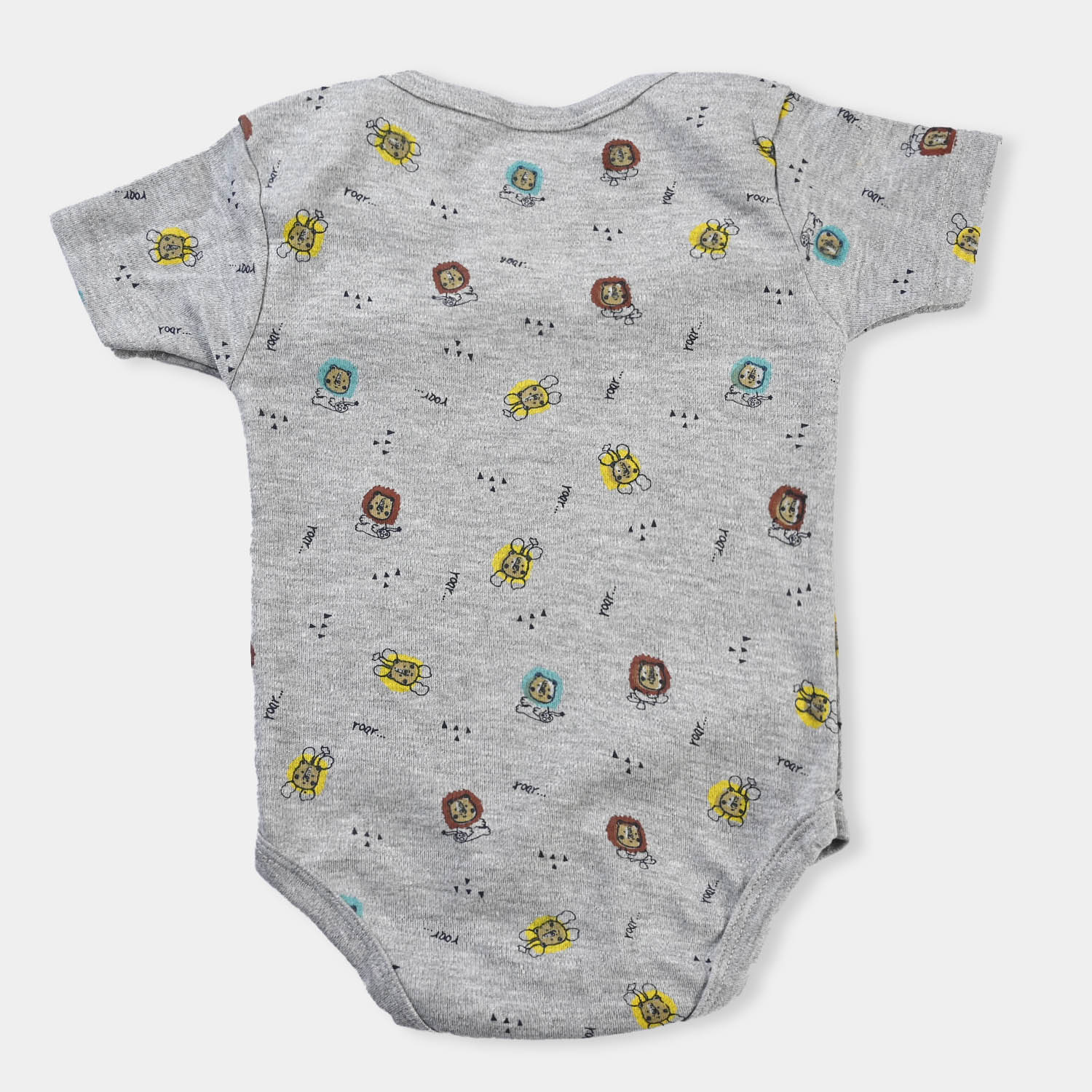 Pack of 3 Baby Unisex Body Suit Lion-Mix