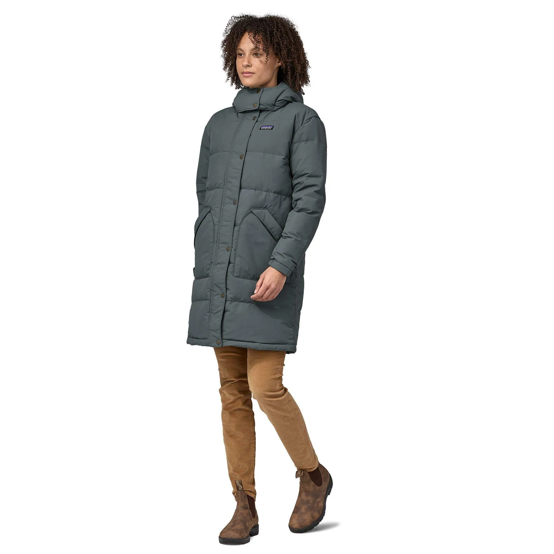 Patagonia Women's Downdrift Parka - Green | George Fisher