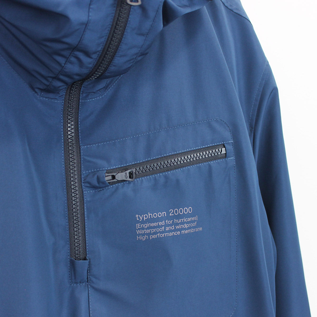 Paul & Shark - Typhoon Save The Sea Anorak Jacket in Blue