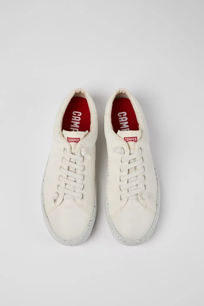 Peu Touring White Textile Sneaker for Men