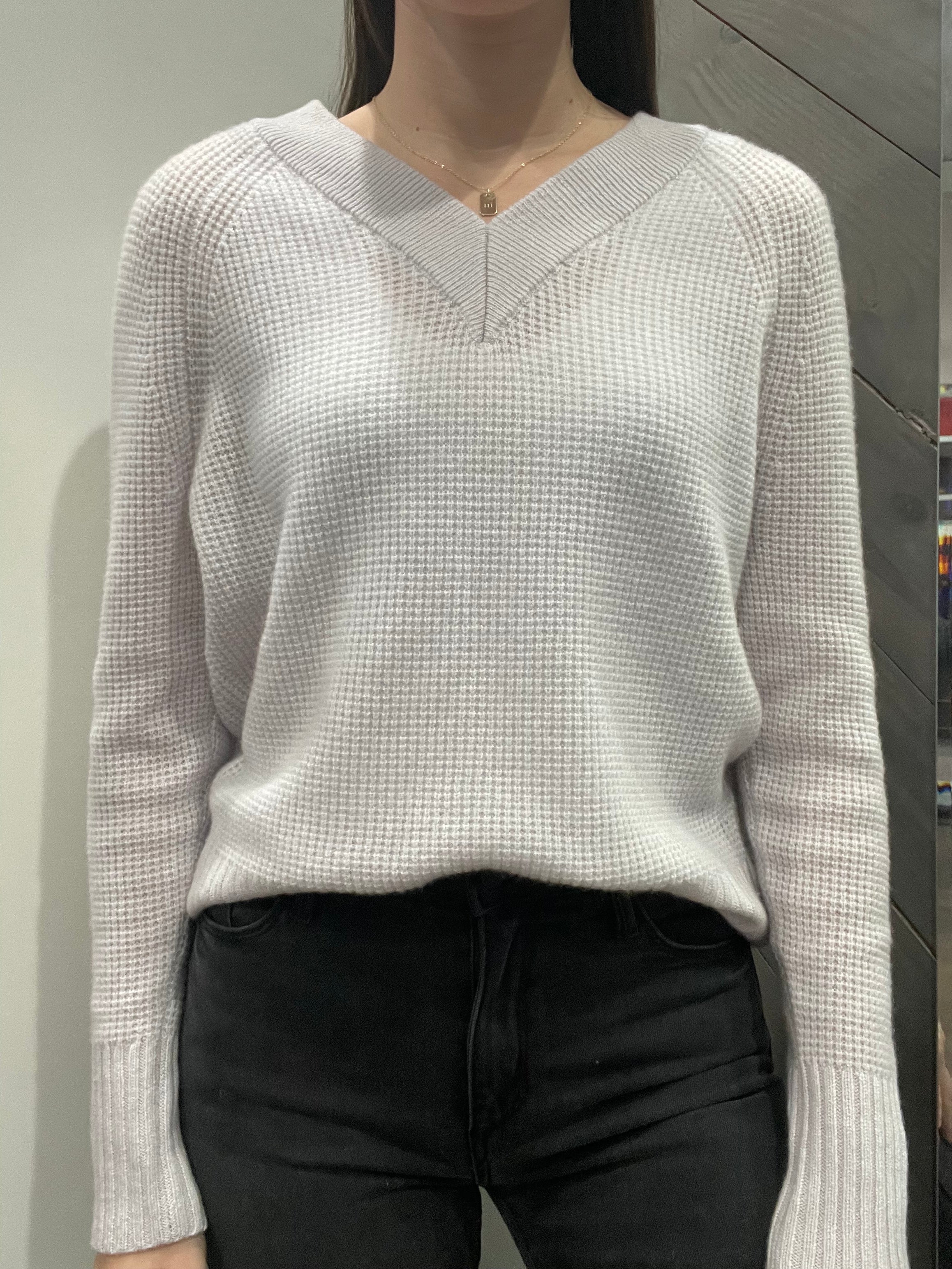 Pissenlit Grey Cashmere Sweater