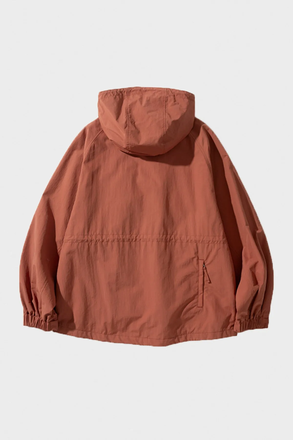 Pocket Mountain Parka - Coral Orange