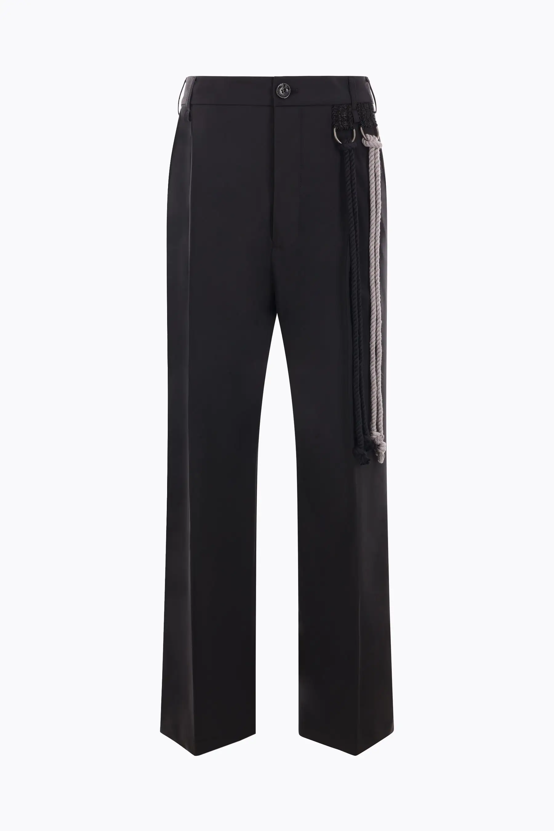 poly tech loose-fit pants