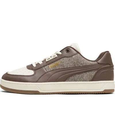 PUMA Caven 2.0 Lux Novelty Men's Sneakers in Alpine Snow/Espresso Brown/Gold