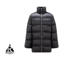 Rick Owens X Moncler Cyclopic Long Down Jacket Black