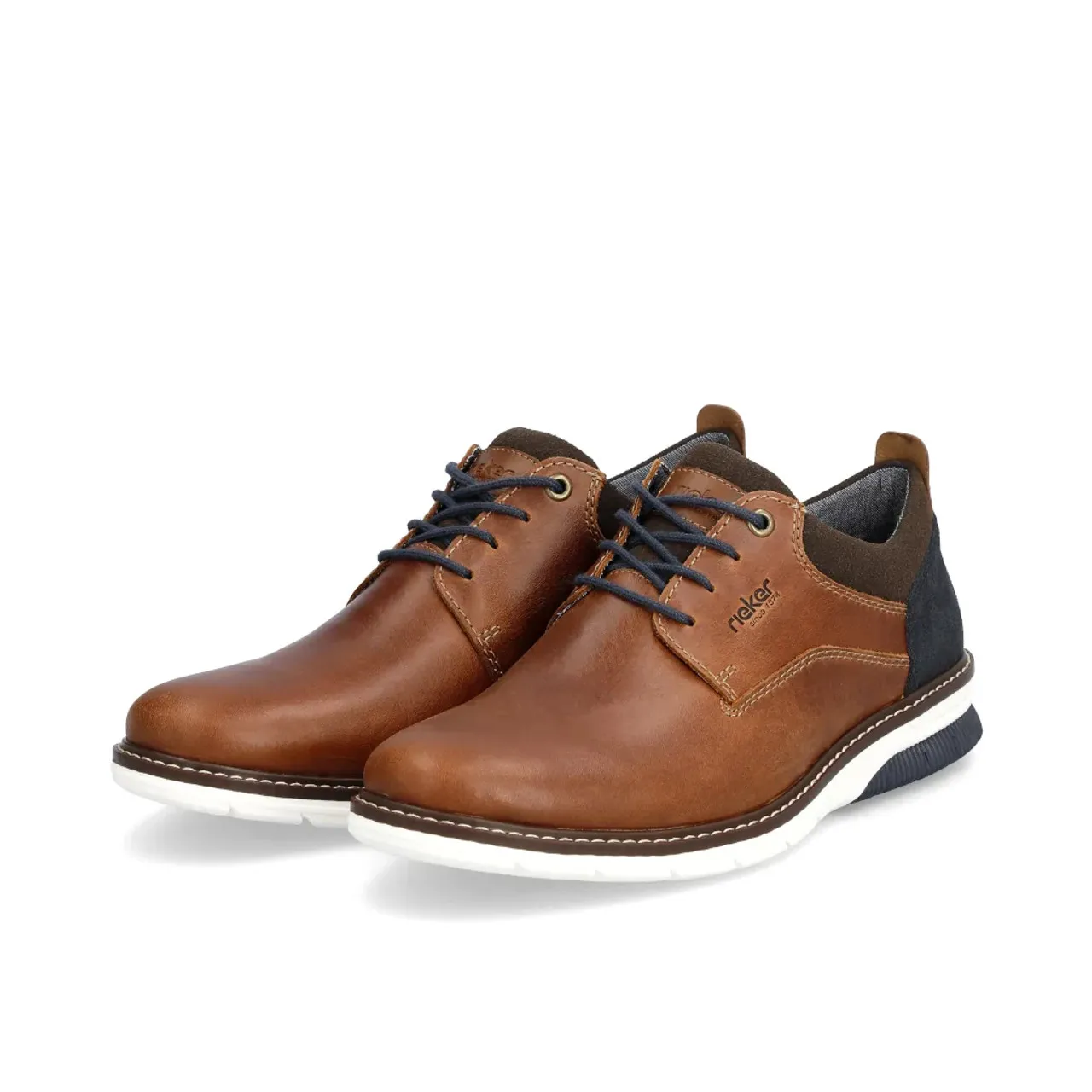 Rieker 14405-24 Tan & Navy Sneaker