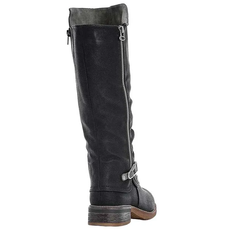 Rieker Fabrizia 52 Tall Boot Schwarz (Women's)