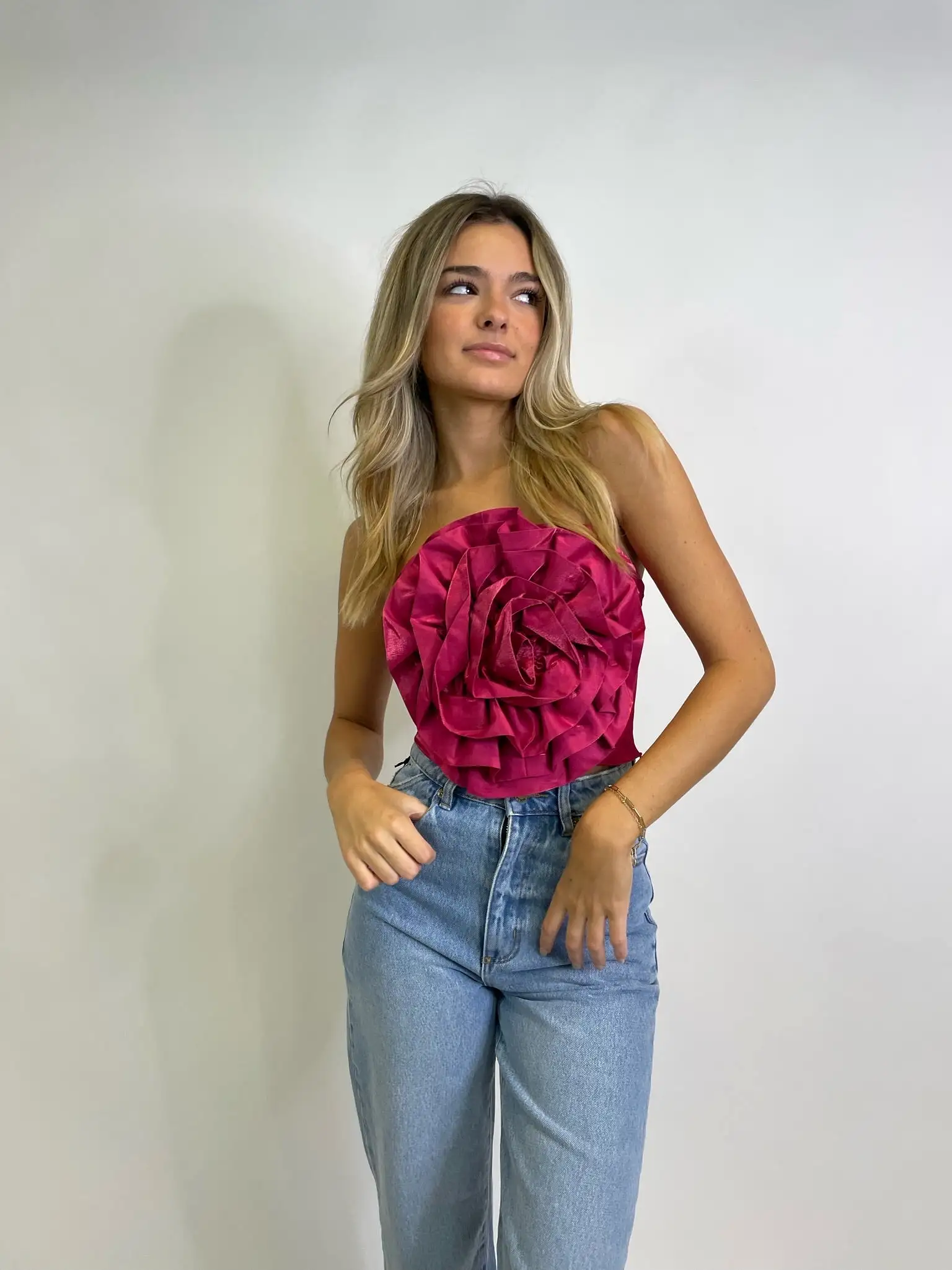 ROSETTE CORSET TOP