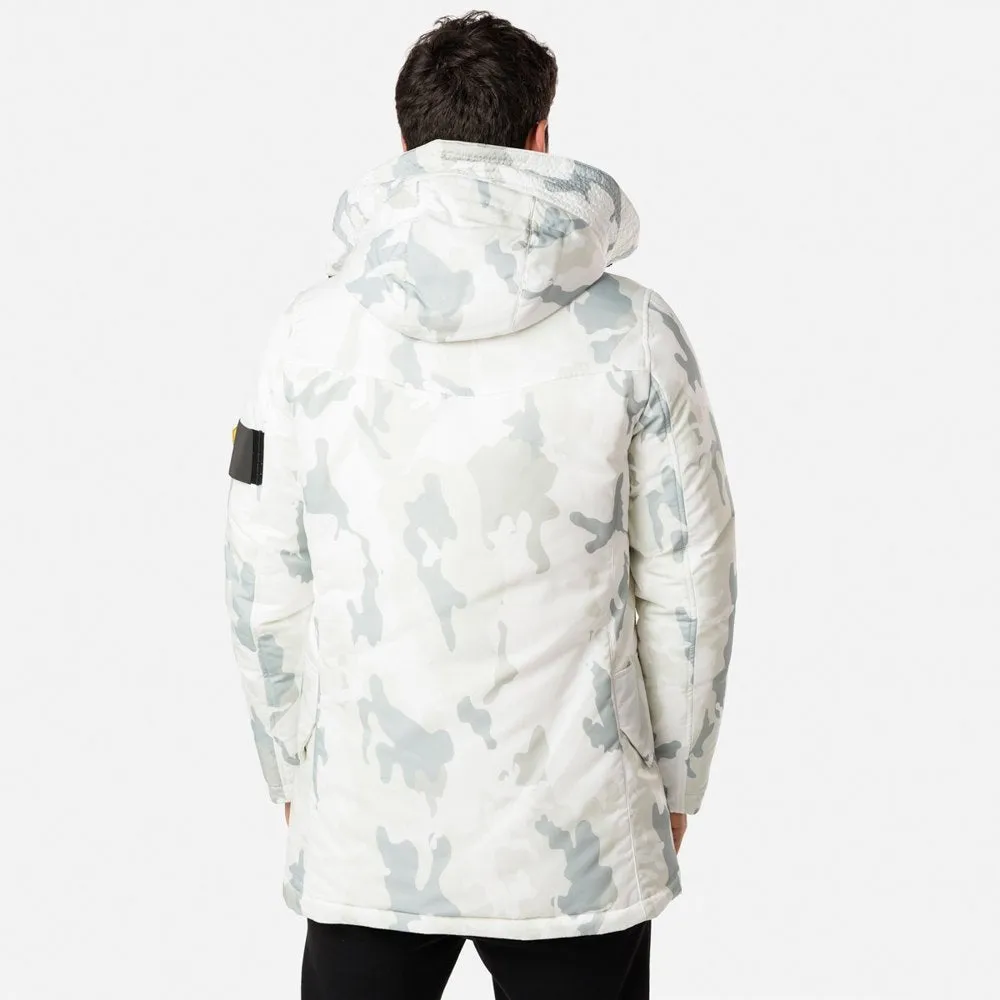 Rossignol Mens Covariant Camo Parka in White