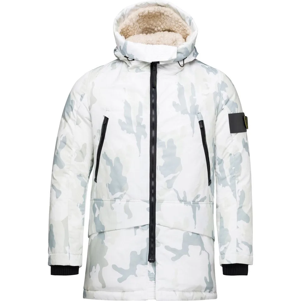 Rossignol Mens Covariant Camo Parka in White