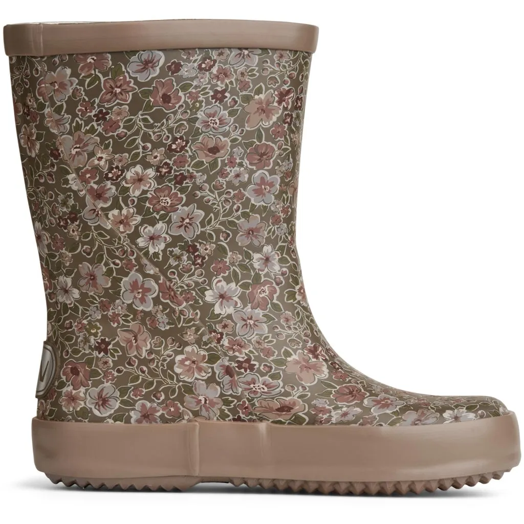 Rubber Boot Alpha Print - dry pine flowers