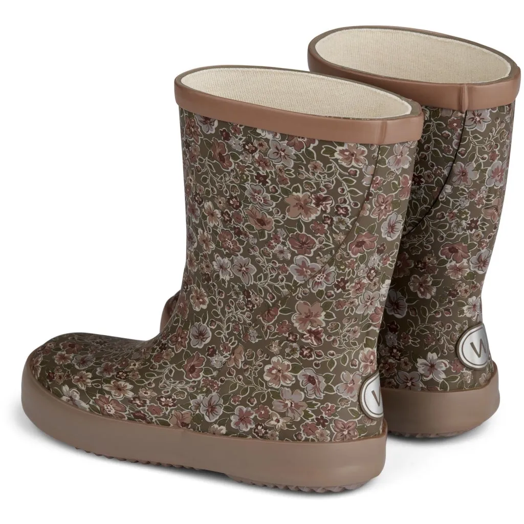 Rubber Boot Alpha Print - dry pine flowers