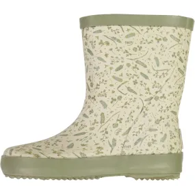 Rubber Boot Alpha print - grasses and seeds