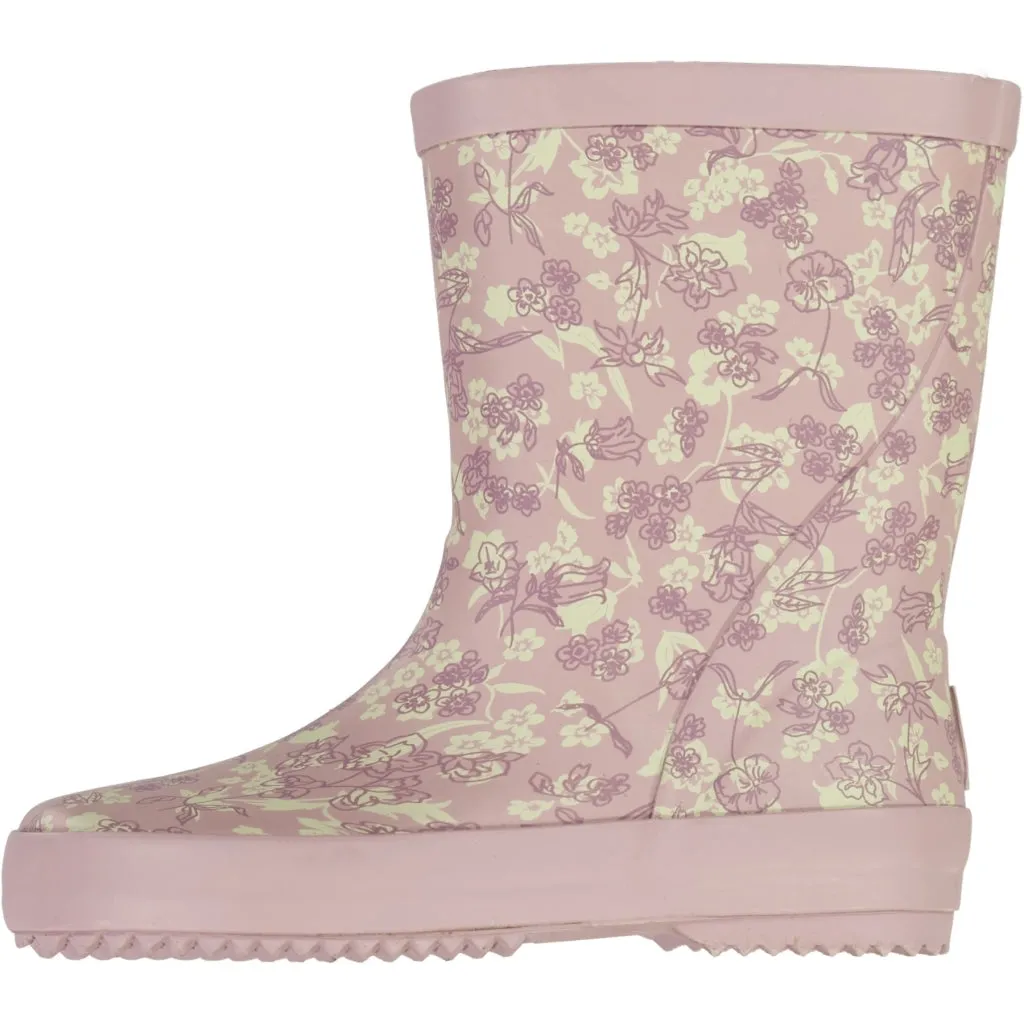 Rubber Boot Alpha print - rose flowers