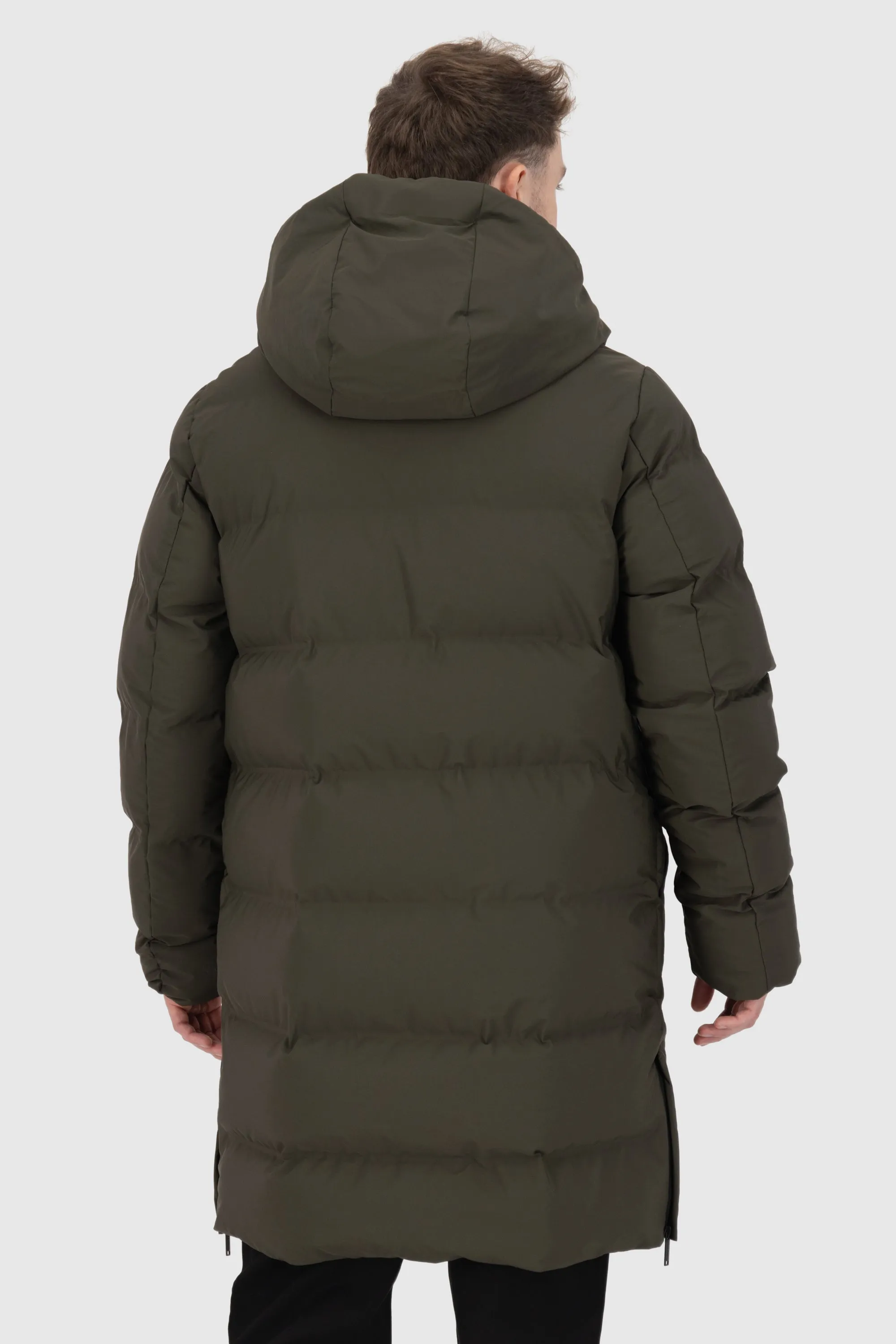 SaulAK A Puffer Parka Schwarz