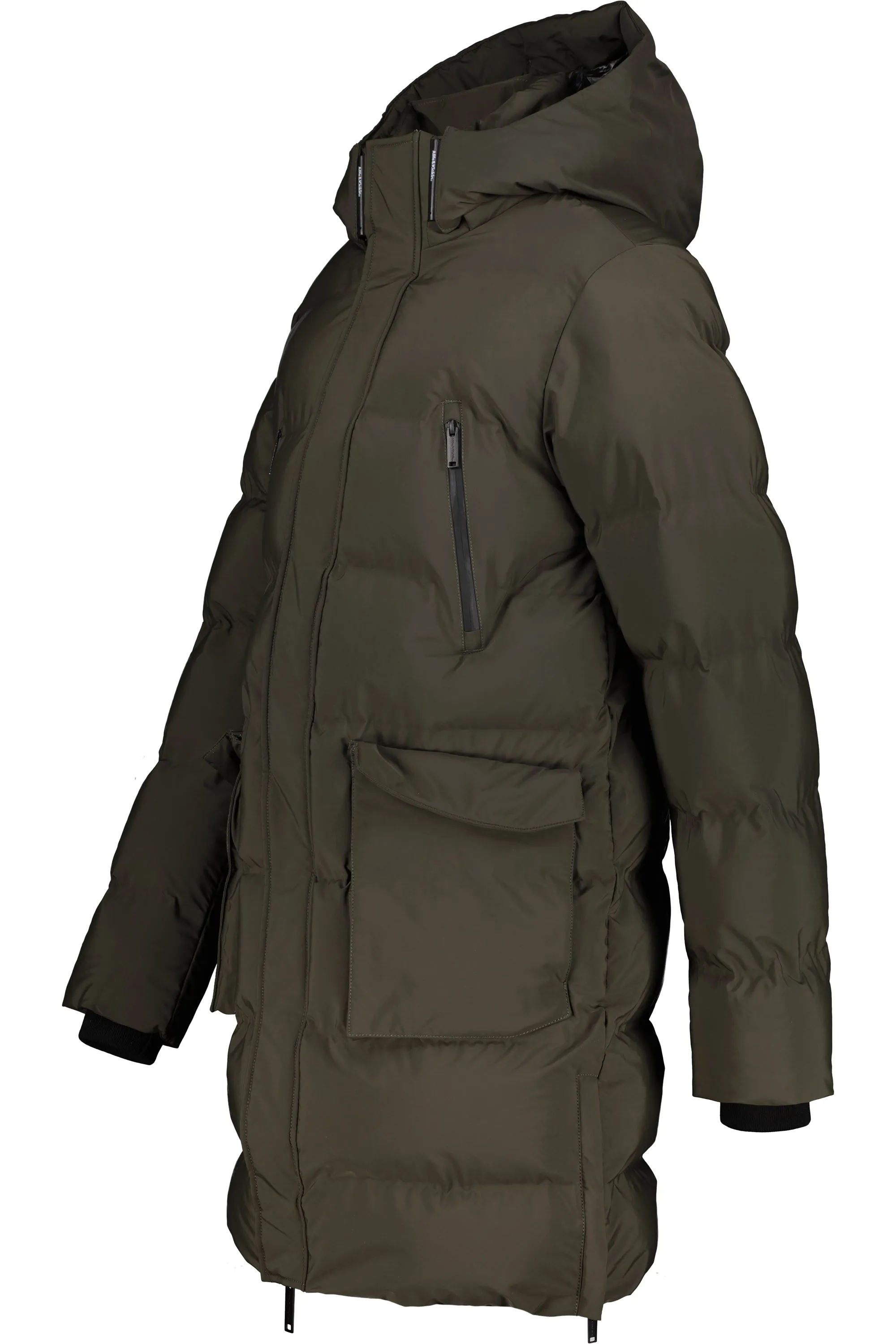 SaulAK A Puffer Parka Schwarz