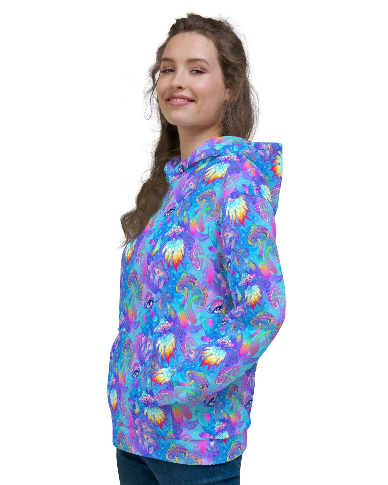 Shroomin Blue Hoodie