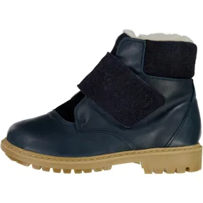 Sigge Print Velcro Boot - navy