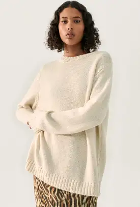 Silk Laundry - Knit Crewneck -  Natural