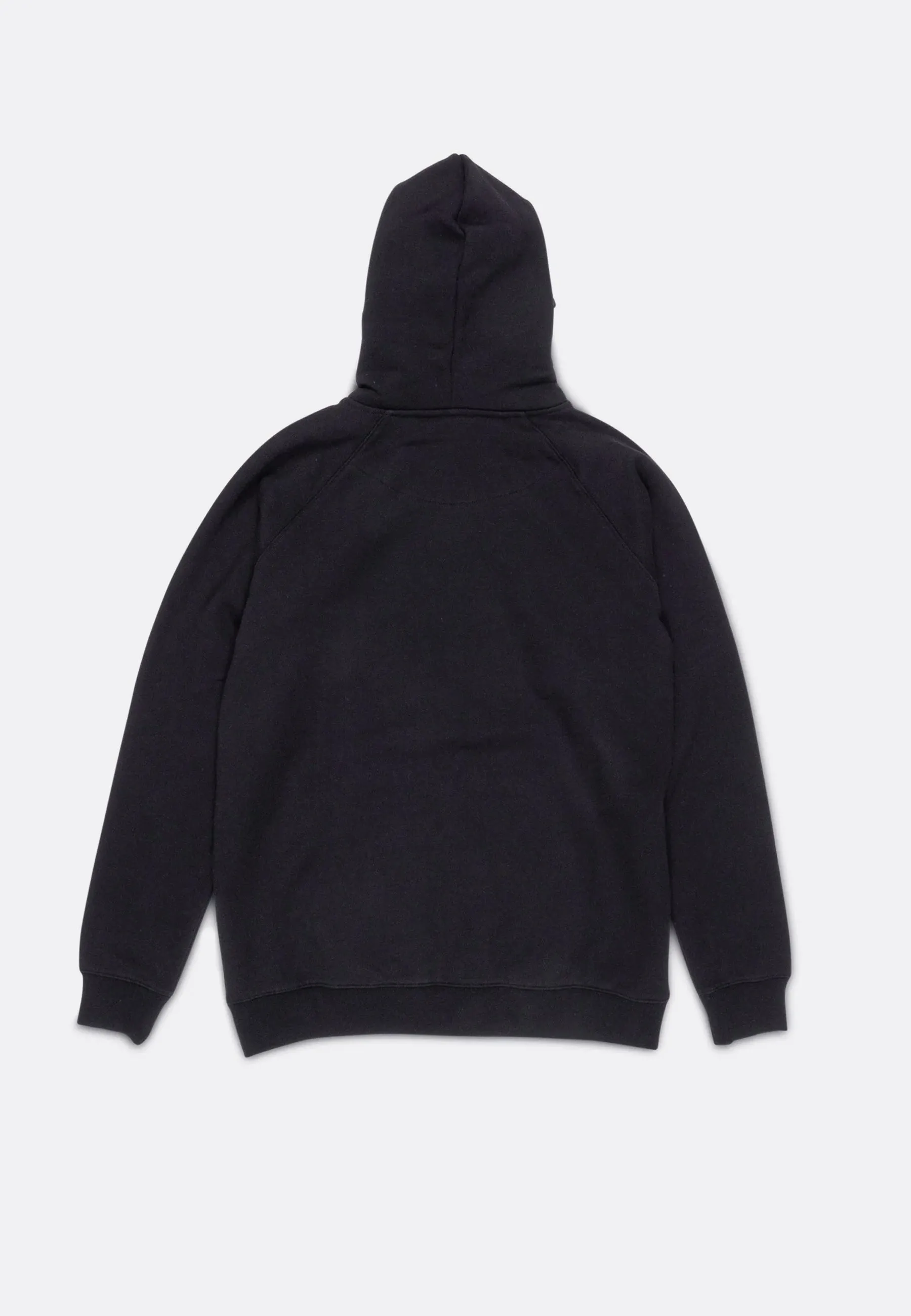 Single Triple Logo Hoodie - Black