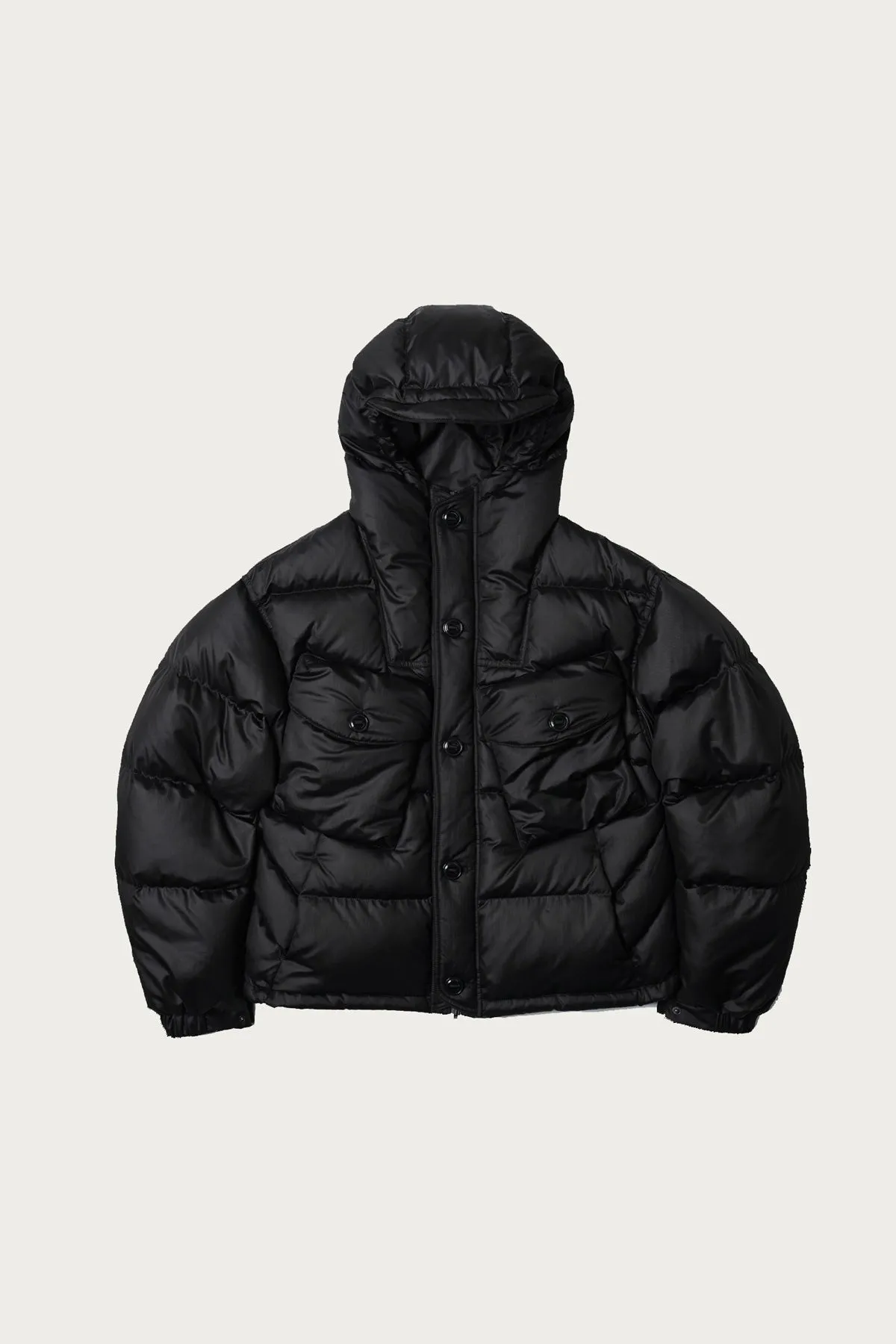 Smock Puffer Down Parka - Black