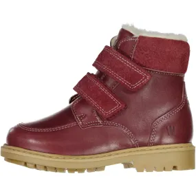 Stewie Tex Velcro Boot - berry