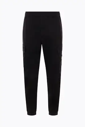 stretch cotton tapered pants