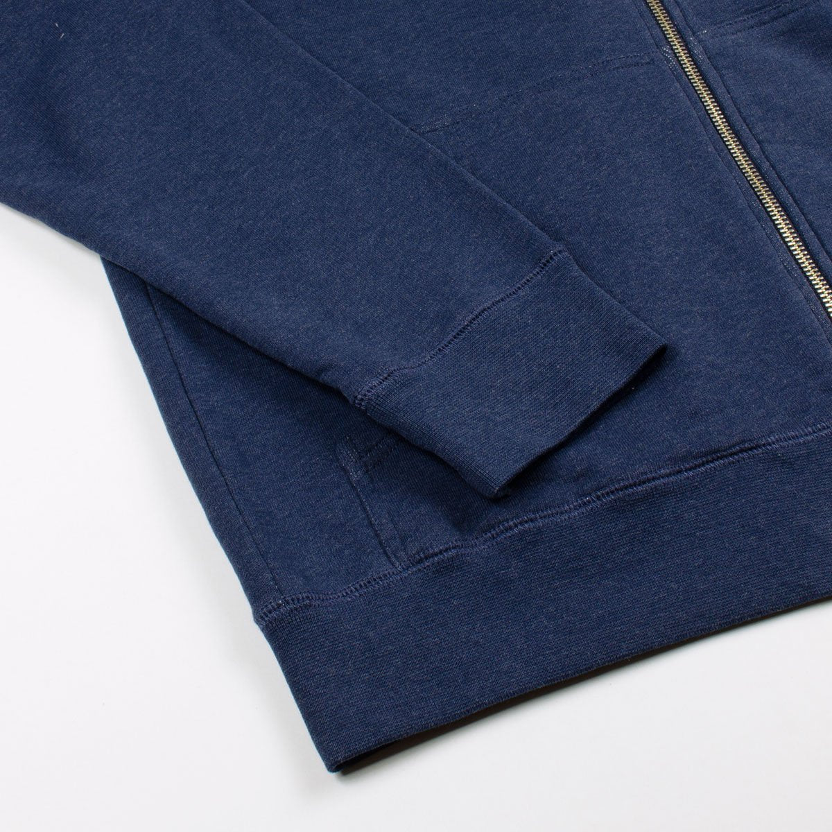 Sunspel - Loopback Zip Hoodie - Navy