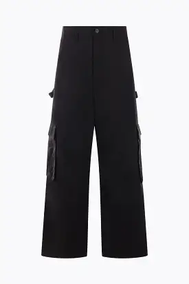 technical canvas oversized cargo pants