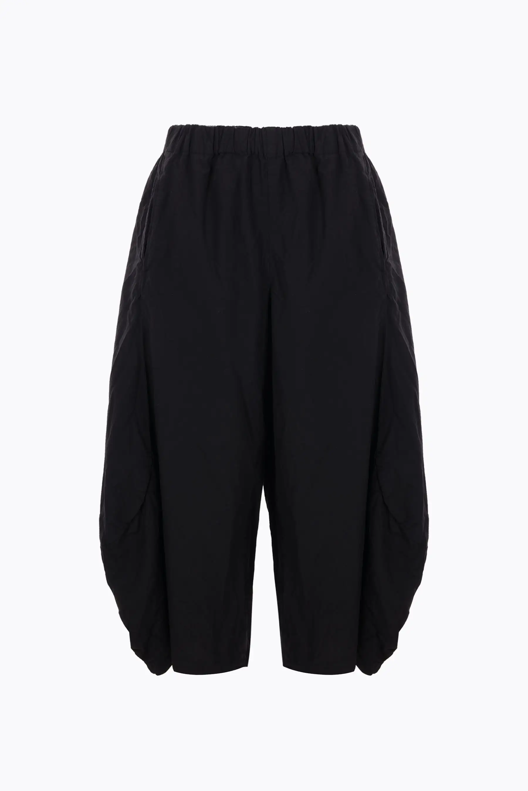 technical jersey oversized cropped pants