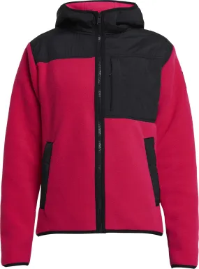 Tenson Women's Block Zip Hoodie Cerise | Buy Tenson Women's Block Zip Hoodie Cerise here | Outnorth