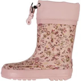 Thermo Rubber Boot - snow flowers