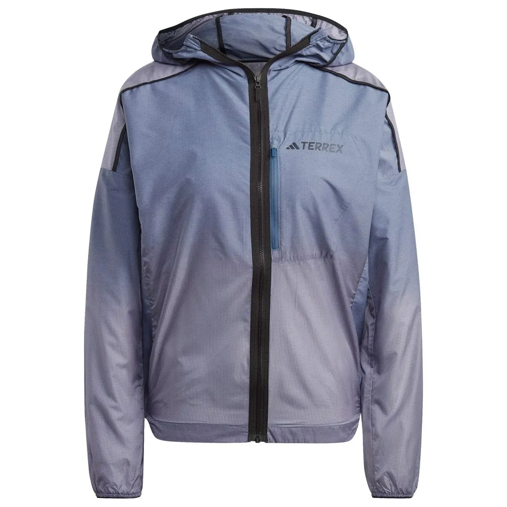 Trail jacket adidas ---Agravic Windweave Windbreaker OG W Wonder Steel