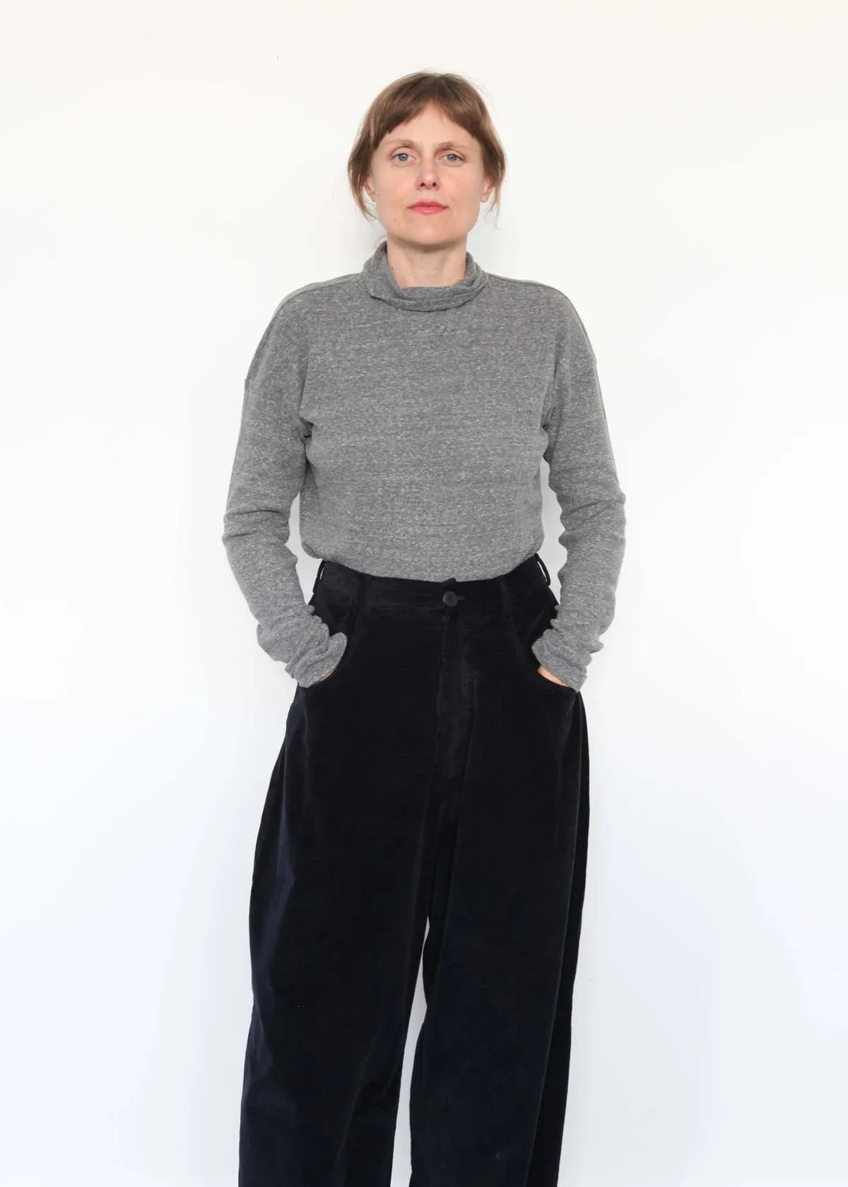 Turtleneck - Heather Grey