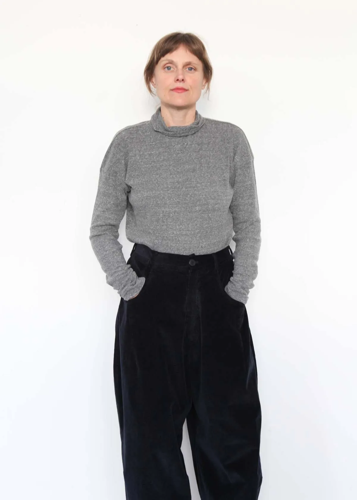 Turtleneck - Heather Grey