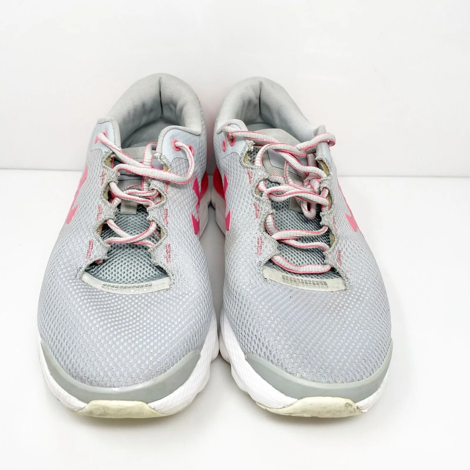 Under Armour Womens Charged Gemini 3023277-104 Gray Running Shoes Sneakers Sz 10