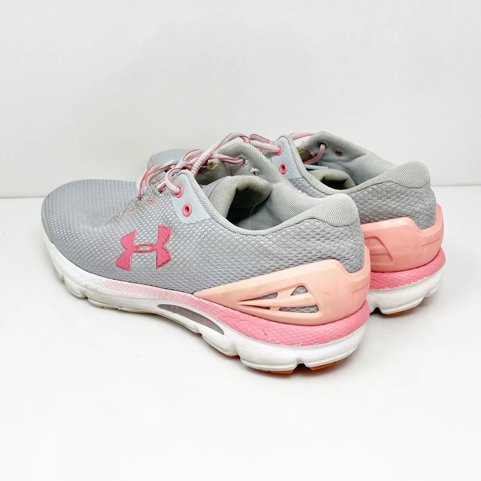 Under Armour Womens Charged Gemini 3023277-104 Gray Running Shoes Sneakers Sz 10