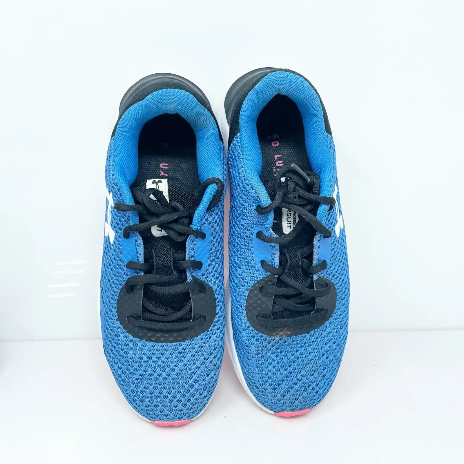 Under Armour Womens Charged Pursuit 3 3024889 Blue Running Shoes Sneakers Sz 8.5